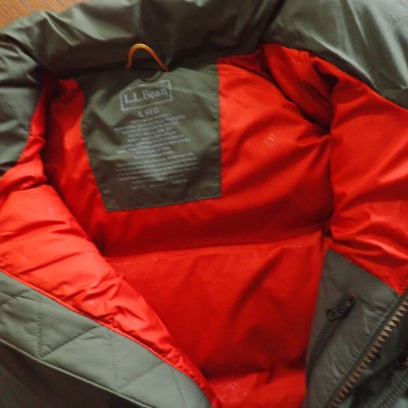 LL Bean Vest Men's L Goose Down Puffer Snap Pockets Outerwear - MINT - Picture 2 of 8